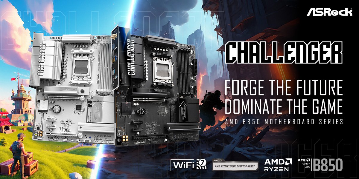 You are currently viewing ASRock Launches New B850 Challenger Series Motherboard